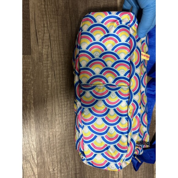 2 Harajuku Lovers Gwen Stefani Colorful Purse Crossbody Bag Smiley face Hearts - Picture 3 of 16